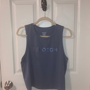 Peloton Blue Tank Top